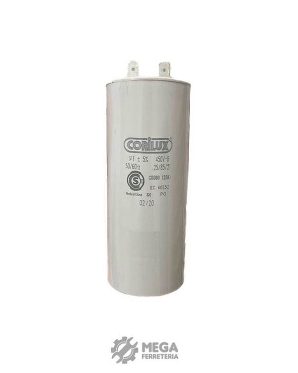 9a57d9f8-e5b5-4f46-bae7-425303200d5a-5 CAPACITOR CILINDRICO 50 MF X 450 VAC. CORILUX - Imagen 1